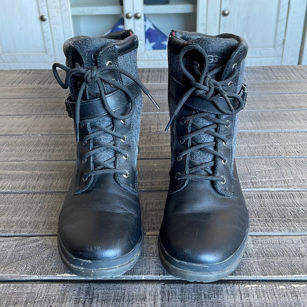 UGG combat boots size 8
